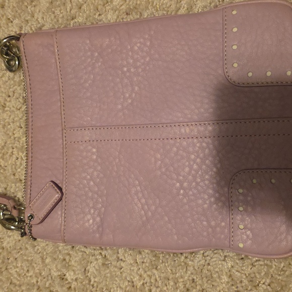 Coach Lilac Crossbody Bag with Cream Strap - Picture 2 of 3